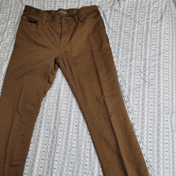 Banana Republic brown jeans. Size 31x30. NWOT - Picture 4 of 7